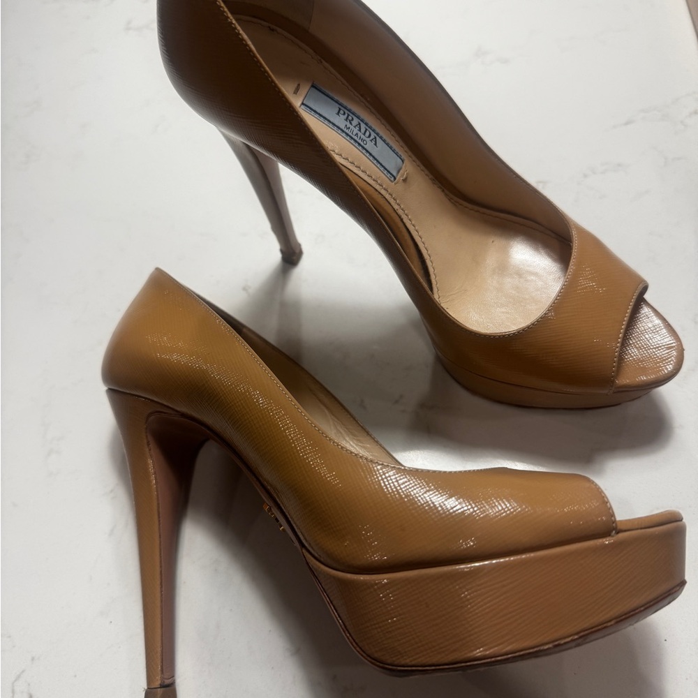 Prada Peep-Toe Heels